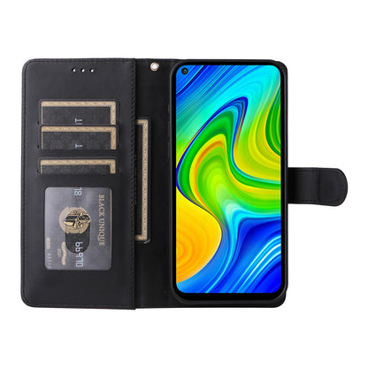 Xiaomi Redmi Note 9 Diamond Lattice Leather Flip Phone Case - Durable and Convenient Holder with Precision Cutouts
