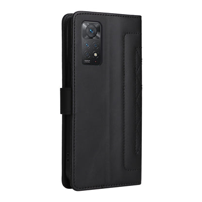 Xiaomi Redmi Note 11 Pro Global Diamond Lattice Leather Flip Phone Case - Durable and Convenient Holder with Precision Cutouts