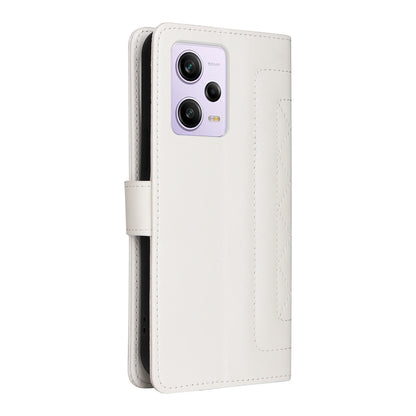 Xiaomi Redmi Note 12 Pro 5G Diamond Lattice Leather Flip Phone Case - Durable and Convenient Holder with Precision Cutouts
