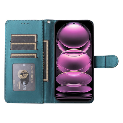 Xiaomi Redmi Note 12 Pro 5G Diamond Lattice Leather Flip Phone Case - Durable and Convenient Holder with Precision Cutouts