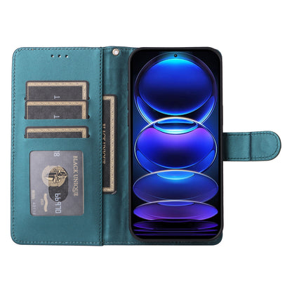 Xiaomi Redmi Note 12 Pro+ Diamond Lattice Leather Flip Phone Case - Durable and Convenient Holder with Precision Cutouts