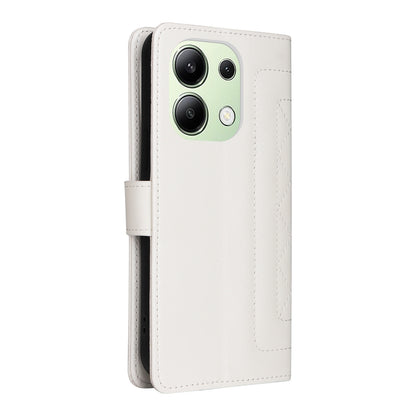 Xiaomi Redmi Note 13 4G Diamond Lattice Leather Flip Phone Case - Durable and Convenient Holder with Precision Cutouts