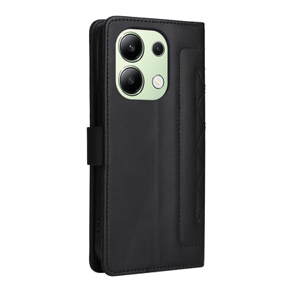 Xiaomi Redmi Note 13 4G Diamond Lattice Leather Flip Phone Case - Durable and Convenient Holder with Precision Cutouts