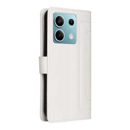 Xiaomi Redmi Note 13 5G Diamond Lattice Leather Flip Phone Case - Durable and Convenient Holder with Precision Cutouts