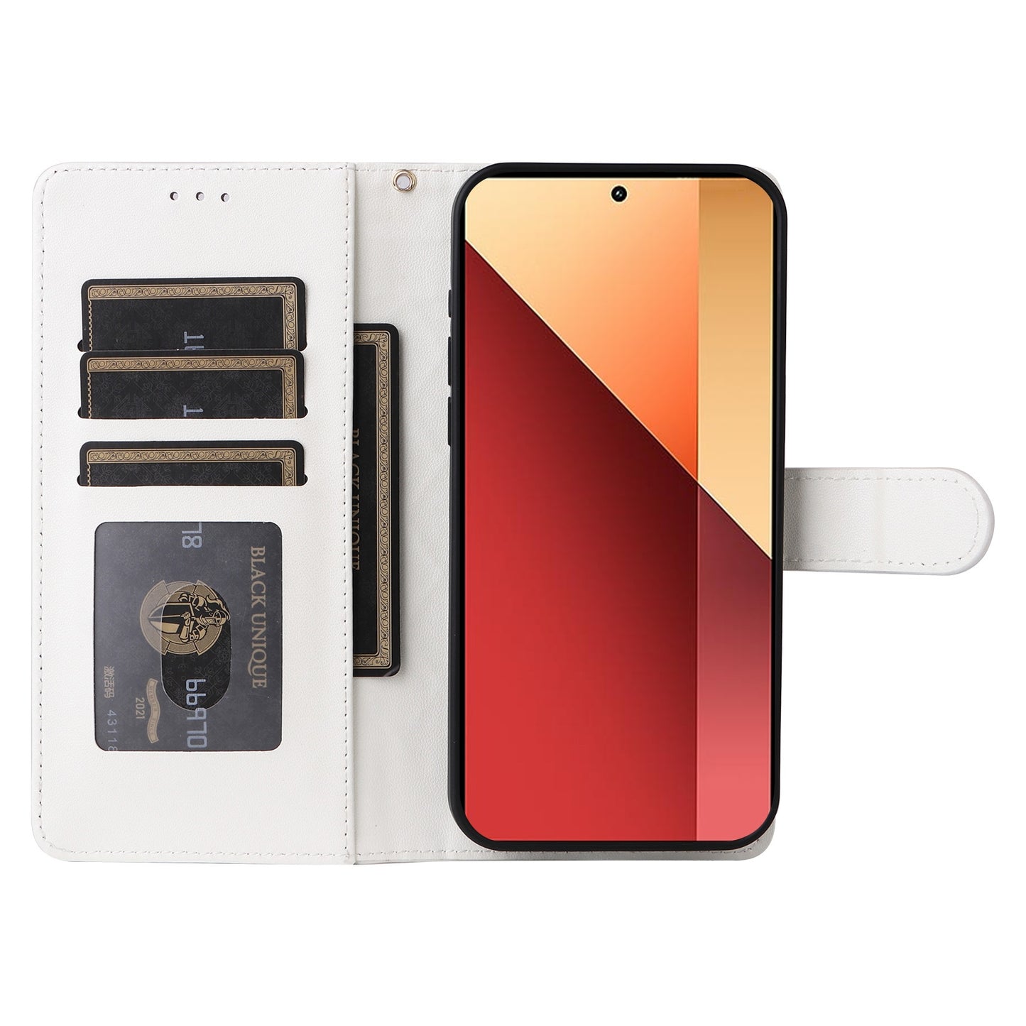Xiaomi Redmi Note 13 5G Diamond Lattice Leather Flip Phone Case - Durable and Convenient Holder with Precision Cutouts