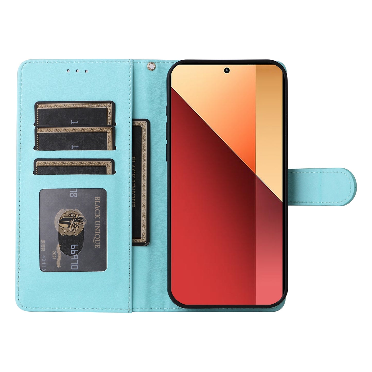 Xiaomi Redmi Note 13 5G Diamond Lattice Leather Flip Phone Case - Durable and Convenient Holder with Precision Cutouts