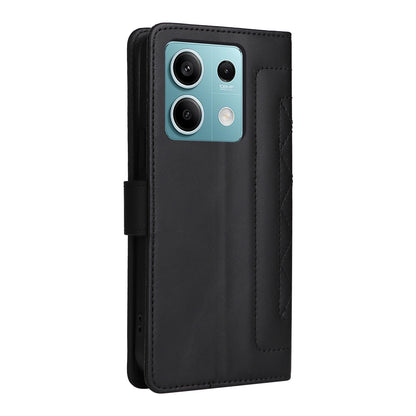 Xiaomi Redmi Note 13 5G Diamond Lattice Leather Flip Phone Case - Durable and Convenient Holder with Precision Cutouts