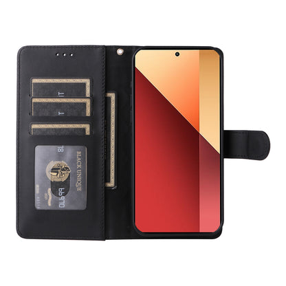 Xiaomi Redmi Note 13 5G Diamond Lattice Leather Flip Phone Case - Durable and Convenient Holder with Precision Cutouts