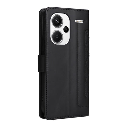 Xiaomi Redmi Note 13 Pro+ 5G Diamond Lattice Leather Flip Phone Case - Durable and Convenient Holder with Precision Cutouts