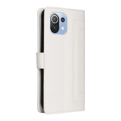 Xiaomi Mi 11 Lite Diamond Lattice Leather Flip Phone Case - Durable and Convenient Holder with Precision Cutouts