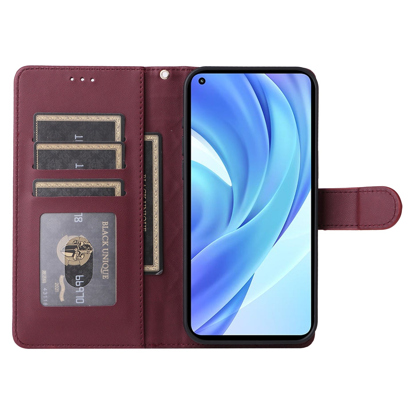 Xiaomi Mi 11 Lite Diamond Lattice Leather Flip Phone Case - Durable and Convenient Holder with Precision Cutouts