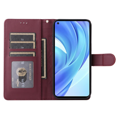 Xiaomi Mi 11 Lite Diamond Lattice Leather Flip Phone Case - Durable and Convenient Holder with Precision Cutouts