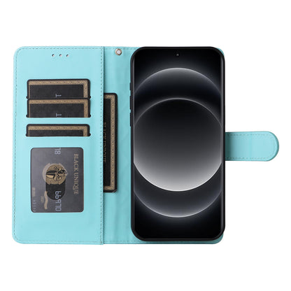 Xiaomi 14 Ultra Diamond Lattice Leather Flip Phone Case - Durable and Convenient Holder with Precision Cutouts