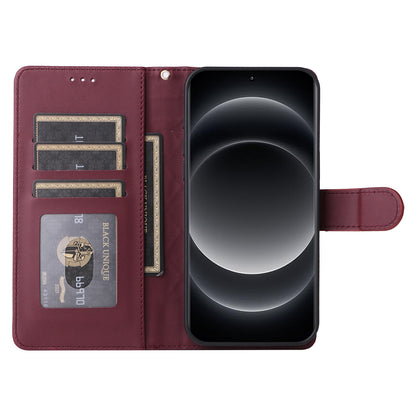 Xiaomi 14 Ultra Diamond Lattice Leather Flip Phone Case - Durable and Convenient Holder with Precision Cutouts