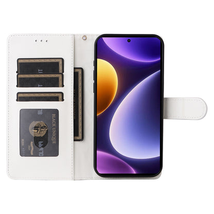 Xiaomi Poco F5 Diamond Lattice Leather Flip Phone Case - Durable and Convenient Holder with Precision Cutouts