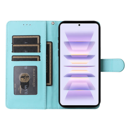 Xiaomi Poco F5 Pro Diamond Lattice Leather Flip Phone Case - Durable and Convenient Holder with Precision Cutouts