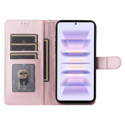 Xiaomi Poco F5 Pro Diamond Lattice Leather Flip Phone Case - Durable and Convenient Holder with Precision Cutouts