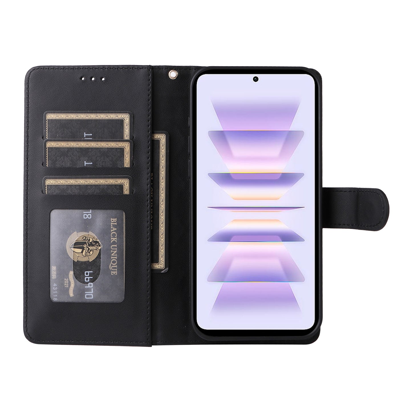 Xiaomi Poco F5 Pro Diamond Lattice Leather Flip Phone Case - Durable and Convenient Holder with Precision Cutouts