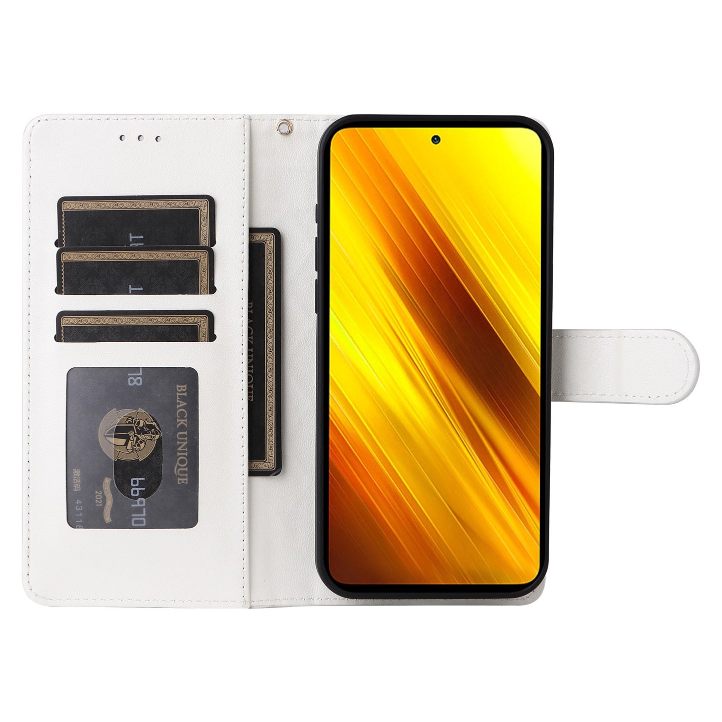 Xiaomi Poco X3 NFC Diamond Lattice Leather Flip Phone Case - Durable and Convenient Holder with Precision Cutouts