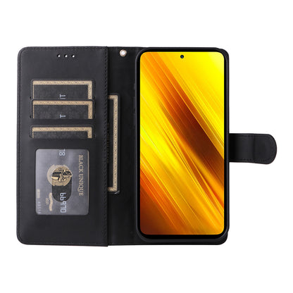 Xiaomi Poco X3 NFC Diamond Lattice Leather Flip Phone Case - Durable and Convenient Holder with Precision Cutouts