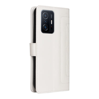 For Xiaomi 11T / 11T Pro Diamond Lattice Leather Flip Phone Case - Durable and Convenient Holder with Precision Cutouts