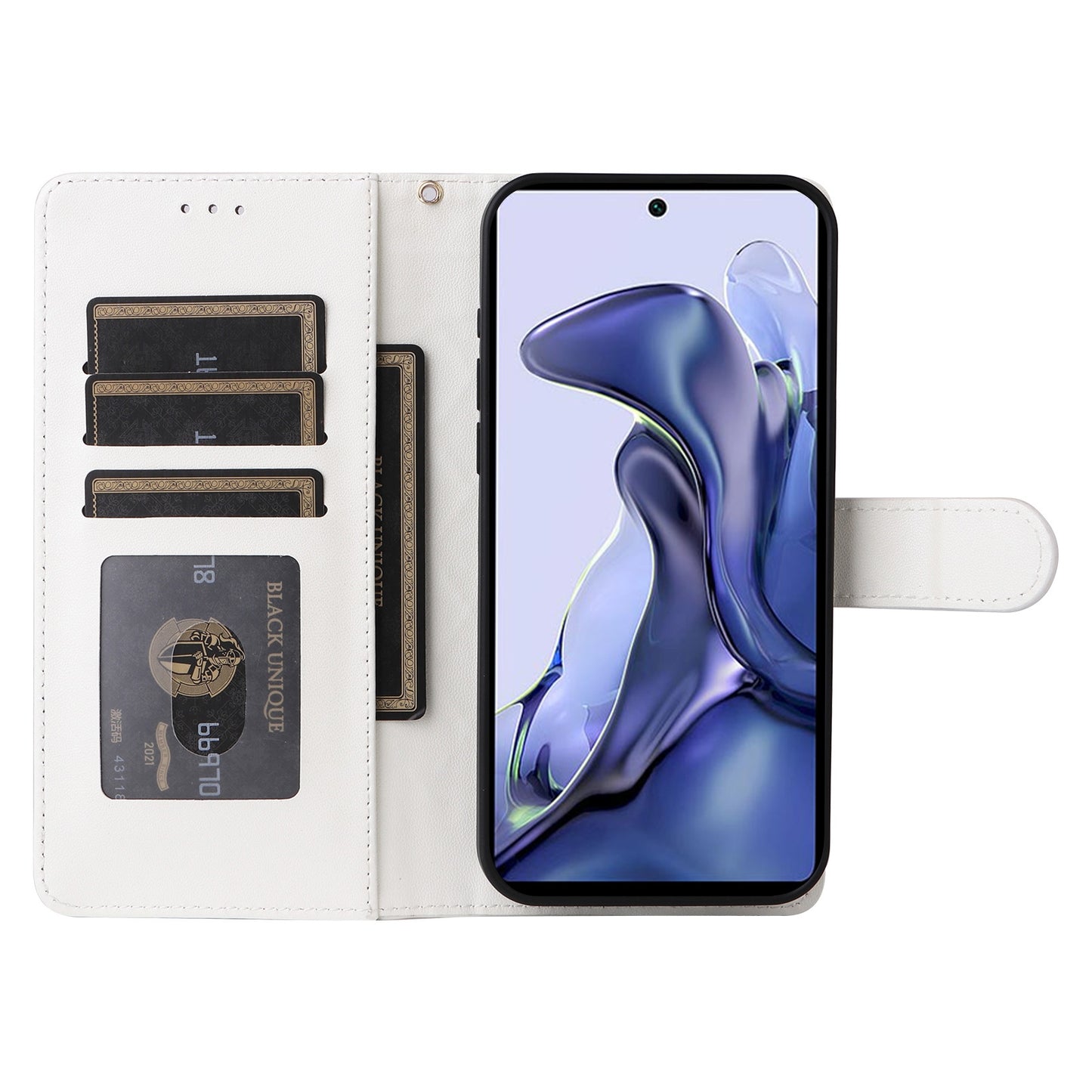 For Xiaomi 11T / 11T Pro Diamond Lattice Leather Flip Phone Case - Durable and Convenient Holder with Precision Cutouts