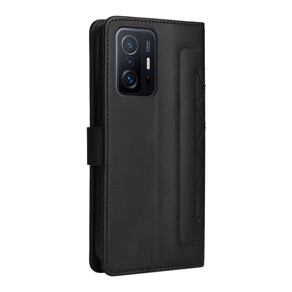 For Xiaomi 11T / 11T Pro Diamond Lattice Leather Flip Phone Case - Durable and Convenient Holder with Precision Cutouts