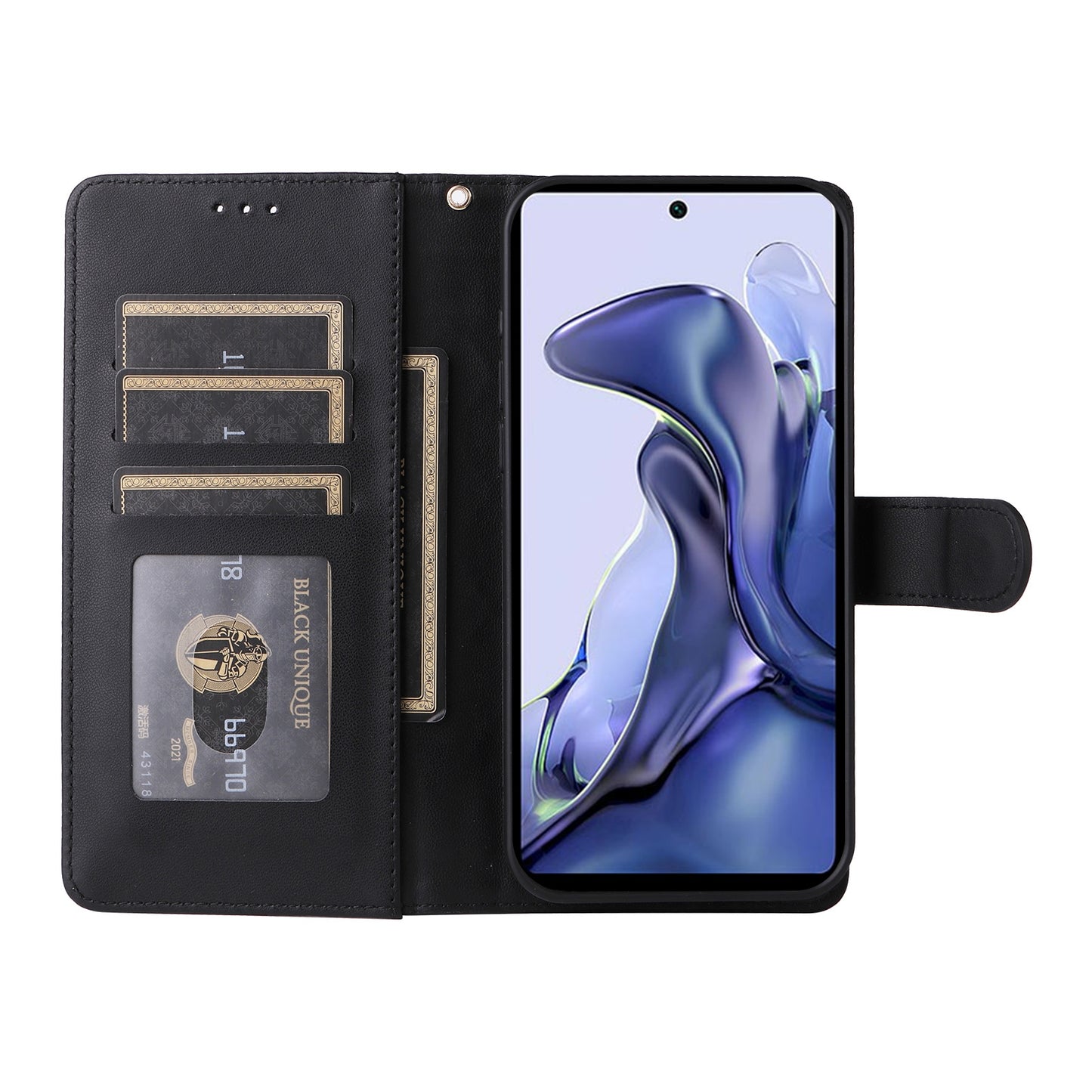 For Xiaomi 11T / 11T Pro Diamond Lattice Leather Flip Phone Case - Durable and Convenient Holder with Precision Cutouts