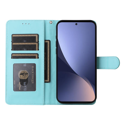 For Xiaomi 12 / 12X Diamond Lattice Leather Flip Phone Case - Durable and Convenient Holder with Precision Cutouts