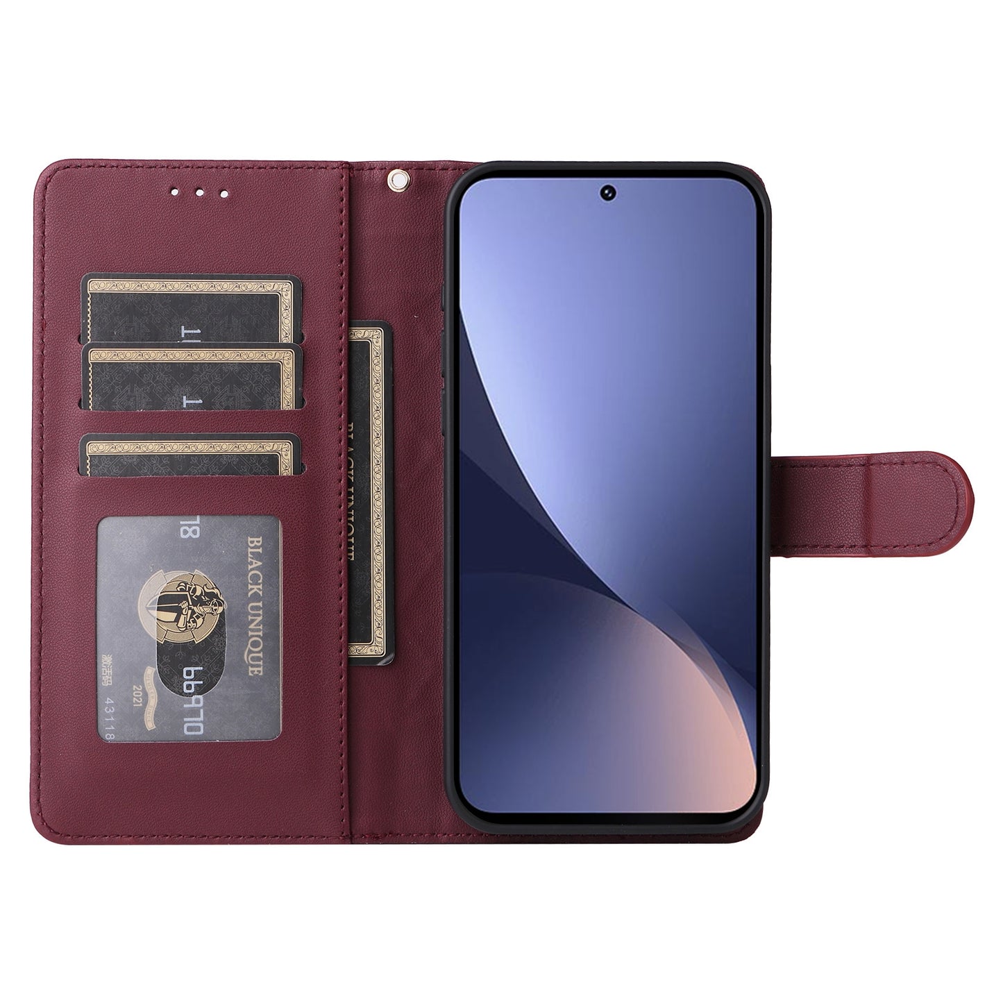 For Xiaomi 12 / 12X Diamond Lattice Leather Flip Phone Case - Durable and Convenient Holder with Precision Cutouts