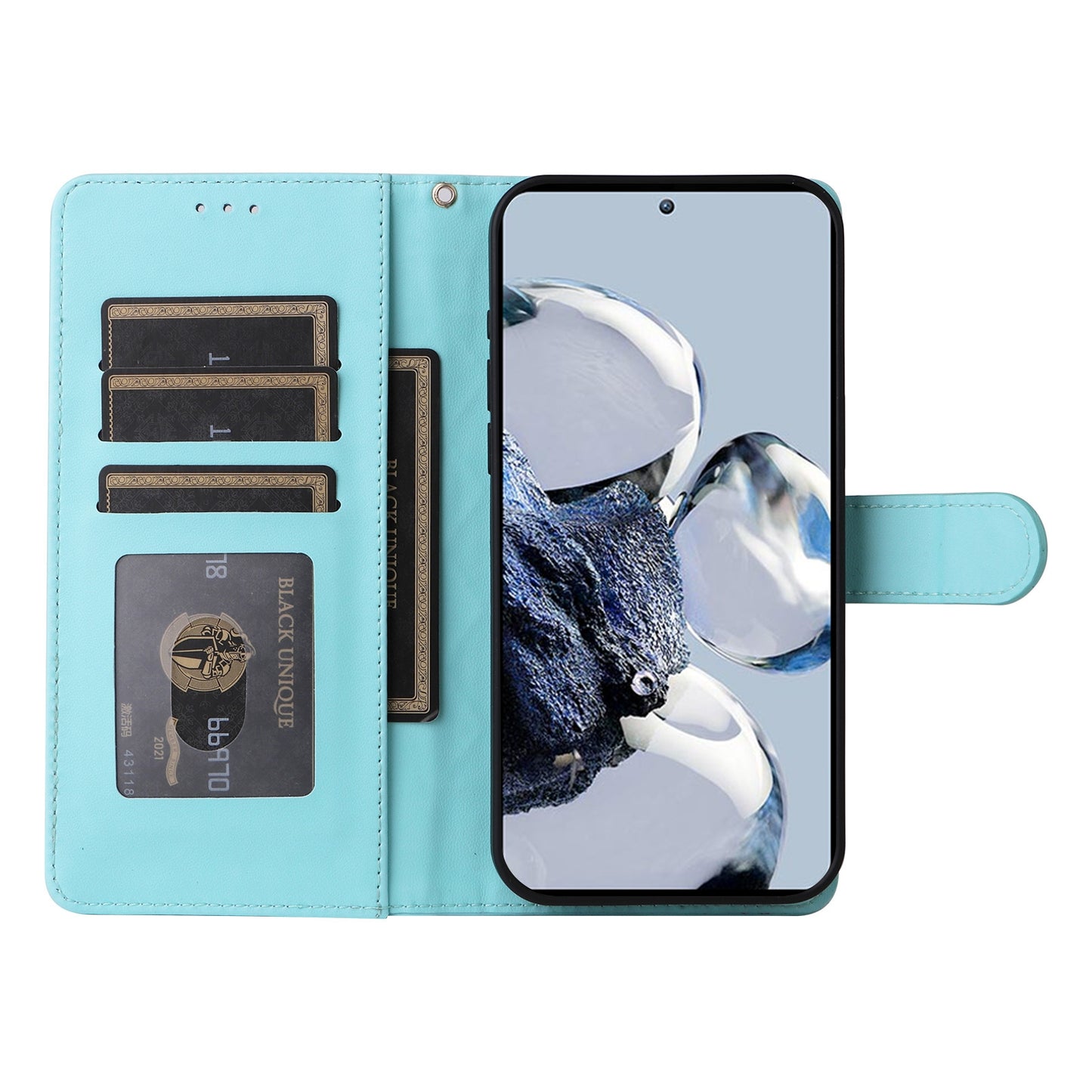 Xiaomi 12T / 12T Pro Diamond Lattice Leather Flip Phone Case - Durable and Convenient Holder with Precision Cutouts
