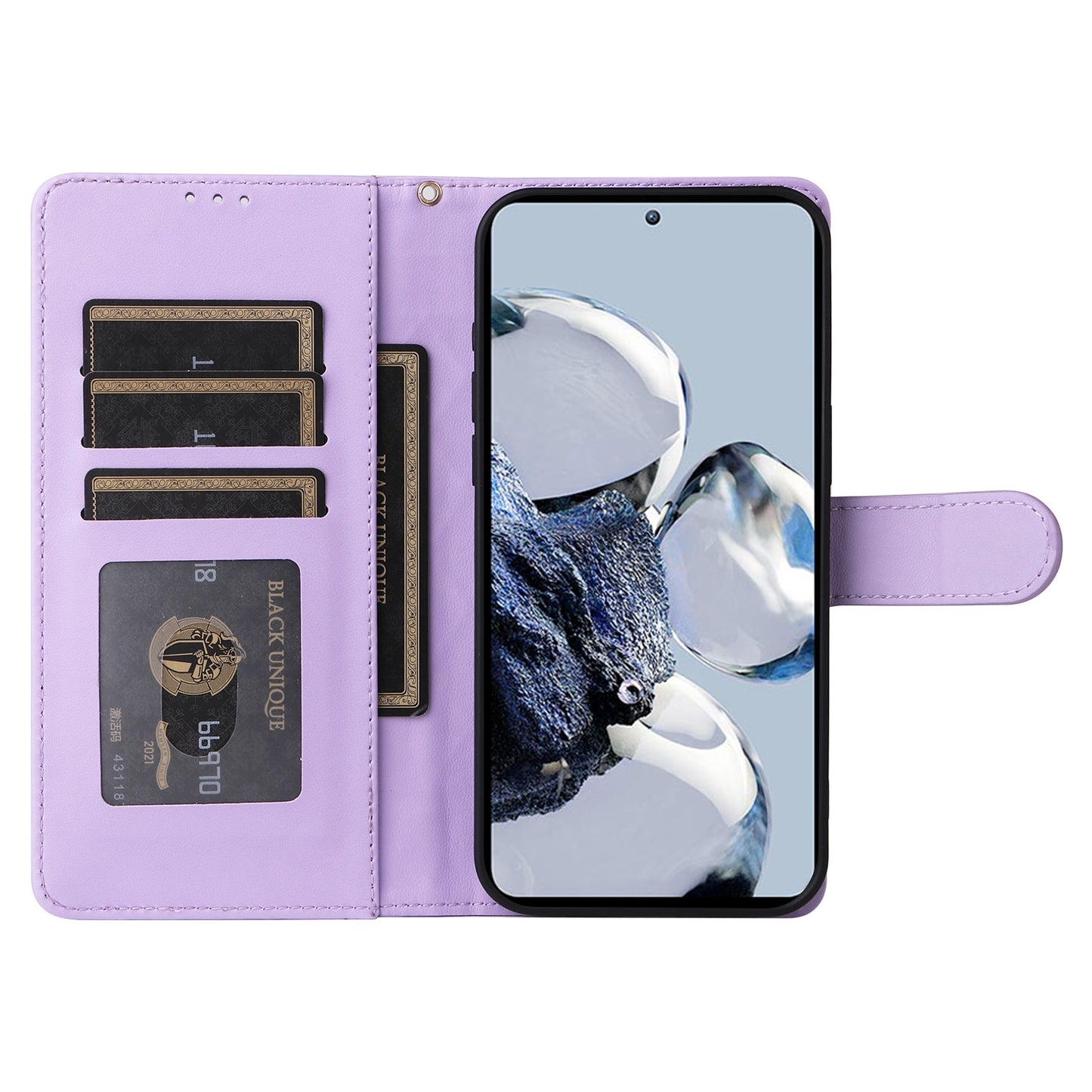 Xiaomi 12T / 12T Pro Diamond Lattice Leather Flip Phone Case - Durable and Convenient Holder with Precision Cutouts