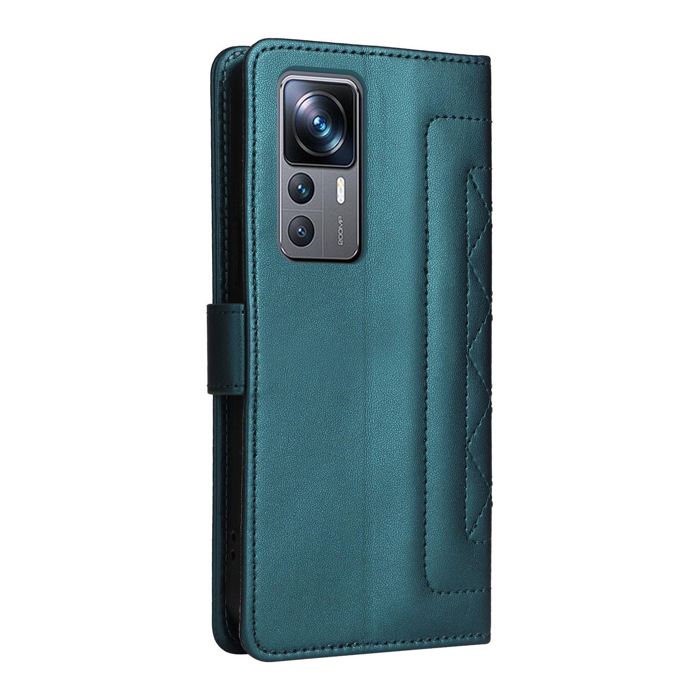 Xiaomi 12T / 12T Pro Diamond Lattice Leather Flip Phone Case - Durable and Convenient Holder with Precision Cutouts