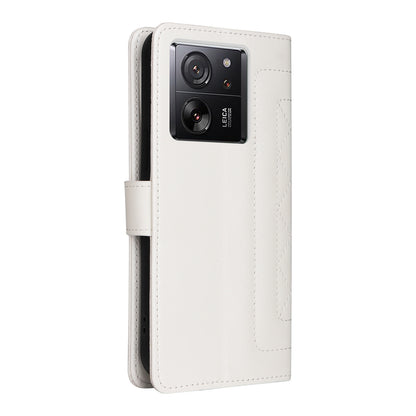 Xiaomi 13T / 13T Pro Diamond Lattice Leather Flip Phone Case - Durable and Convenient Holder with Precision Cutouts