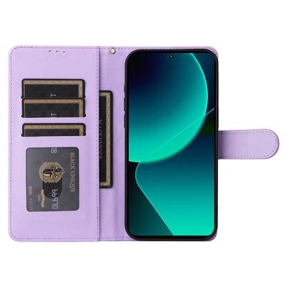 Xiaomi 13T / 13T Pro Diamond Lattice Leather Flip Phone Case - Durable and Convenient Holder with Precision Cutouts