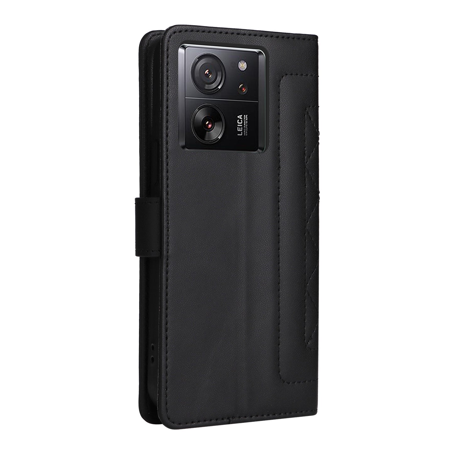 Xiaomi 13T / 13T Pro Diamond Lattice Leather Flip Phone Case - Durable and Convenient Holder with Precision Cutouts