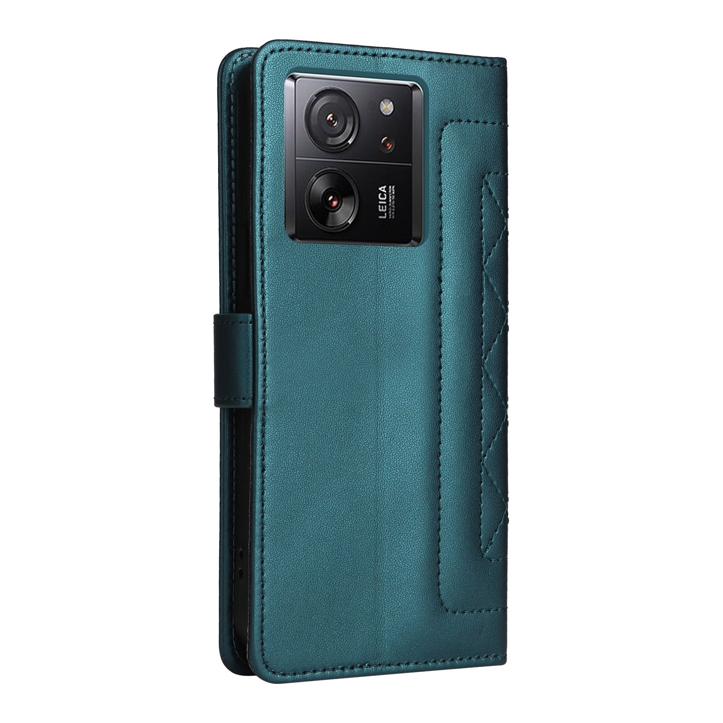 Xiaomi 13T / 13T Pro Diamond Lattice Leather Flip Phone Case - Durable and Convenient Holder with Precision Cutouts