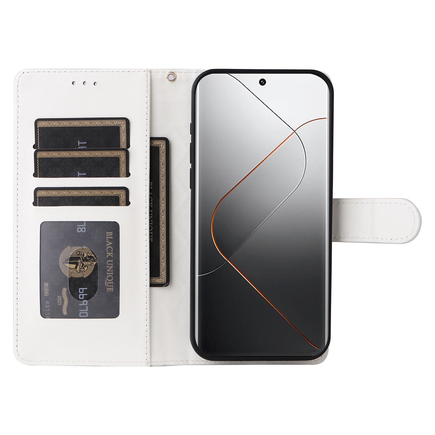 Xiaomi 14 Pro 5G Diamond Lattice Leather Flip Phone Case - Durable and Convenient Holder with Precision Cutouts