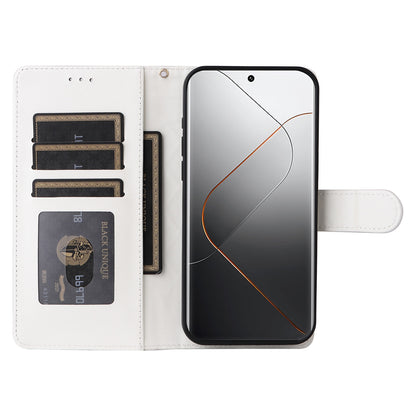 Xiaomi 14 Pro 5G Diamond Lattice Leather Flip Phone Case - Durable and Convenient Holder with Precision Cutouts