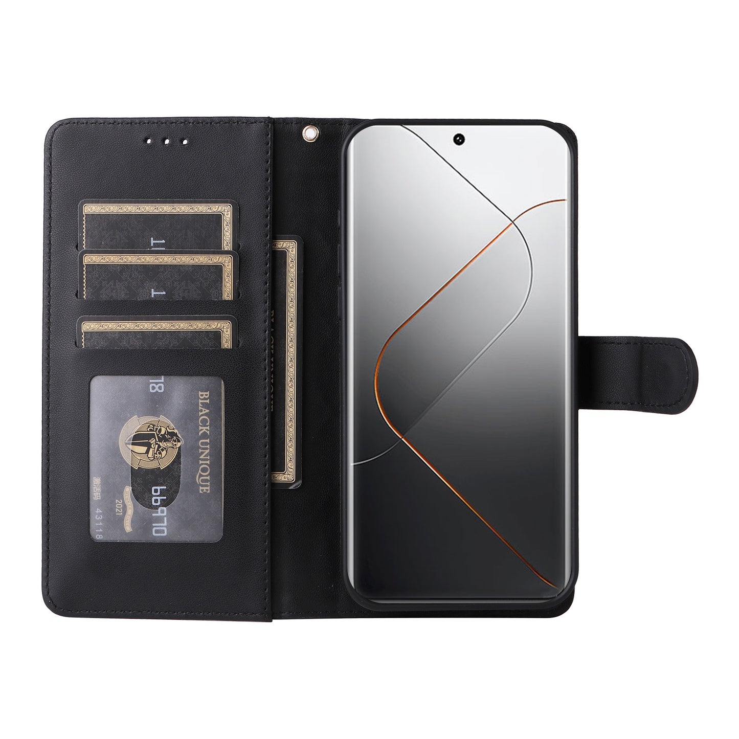 Xiaomi 14 Pro 5G Diamond Lattice Leather Flip Phone Case - Durable and Convenient Holder with Precision Cutouts