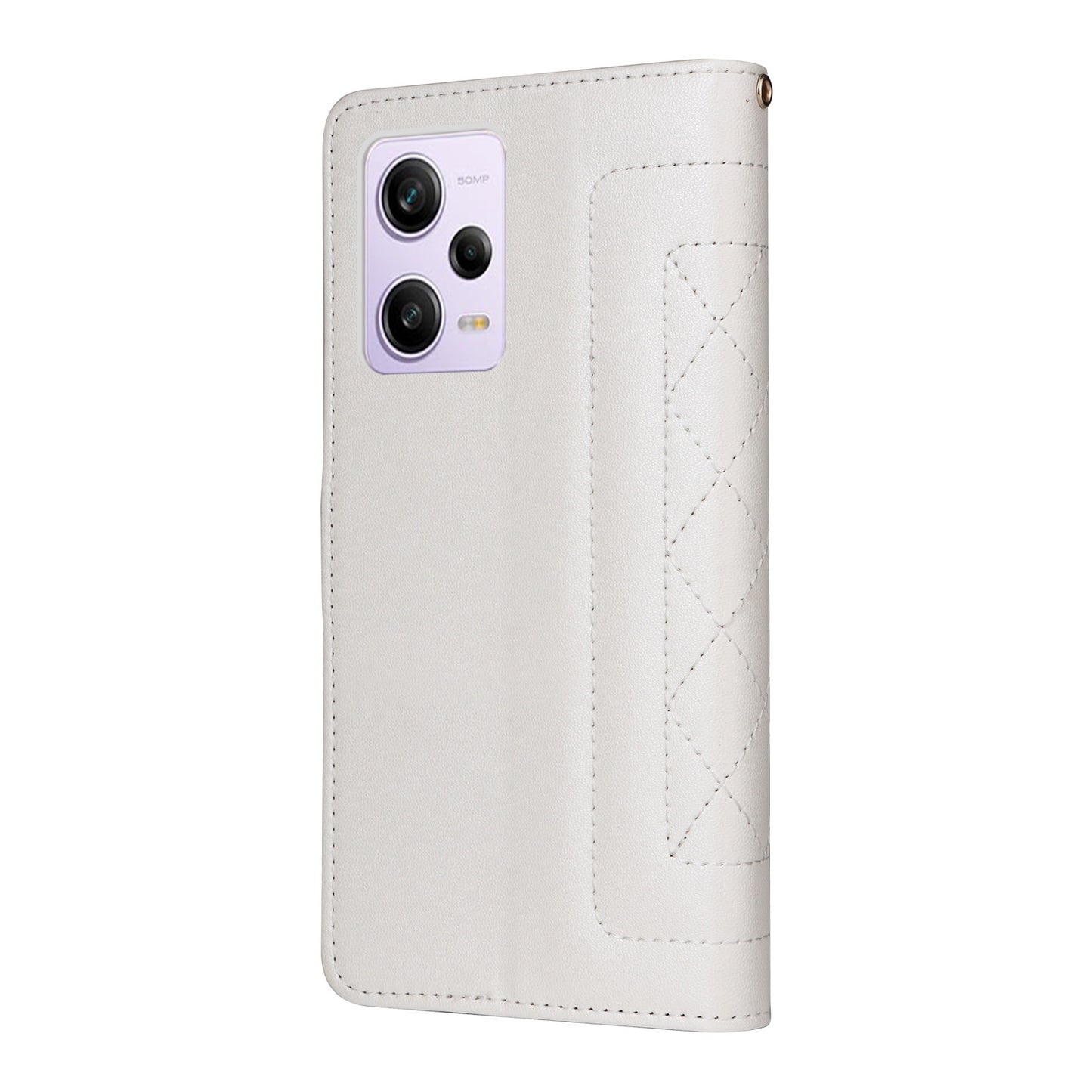 Xiaomi Poco X5 Pro Diamond Lattice Leather Flip Phone Case - Durable and Convenient Holder with Precision Cutouts