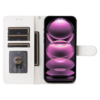 Xiaomi Poco X5 Pro Diamond Lattice Leather Flip Phone Case - Durable and Convenient Holder with Precision Cutouts