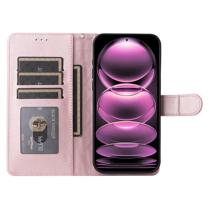 Xiaomi Poco X5 Pro Diamond Lattice Leather Flip Phone Case - Durable and Convenient Holder with Precision Cutouts