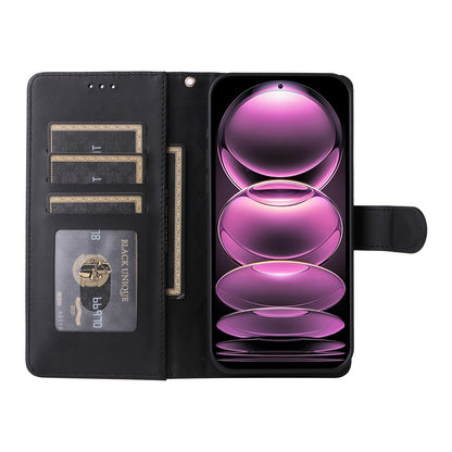 Xiaomi Poco X5 Pro Diamond Lattice Leather Flip Phone Case - Durable and Convenient Holder with Precision Cutouts