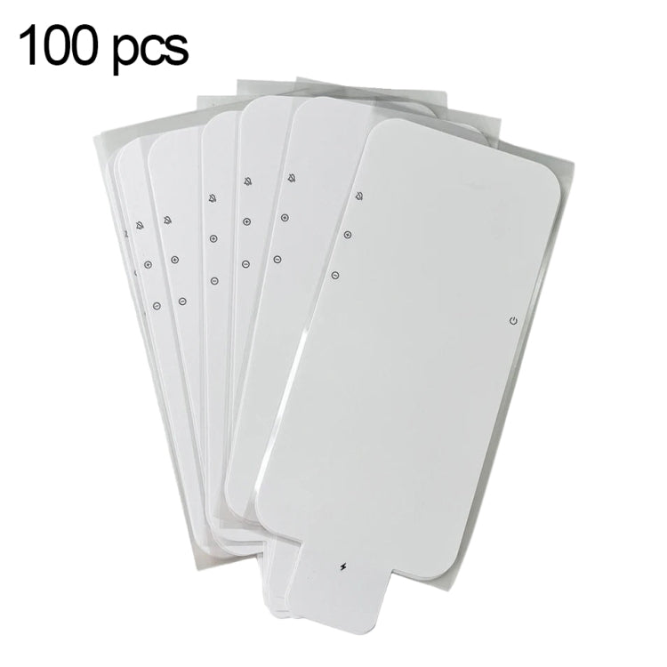 100 PCS iPhone 12 Pro Max / 13 Pro Max LCD Plastic Protection Stickers - Scratch, Fingerprint & Glare Resistant