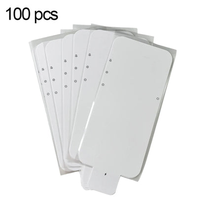 100 PCS iPhone 12 Pro Max / 13 Pro Max LCD Plastic Protection Stickers - Scratch, Fingerprint & Glare Resistant