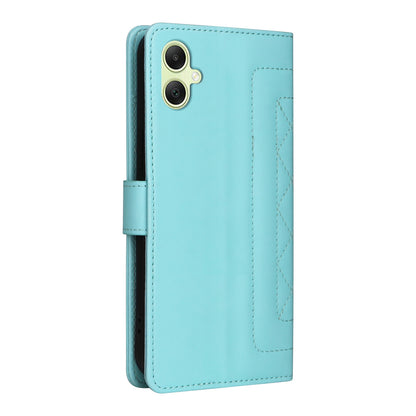 Samsung Galaxy A05 Diamond Lattice Leather Flip Phone Case - Durable and Convenient Holder with Precision Cutouts