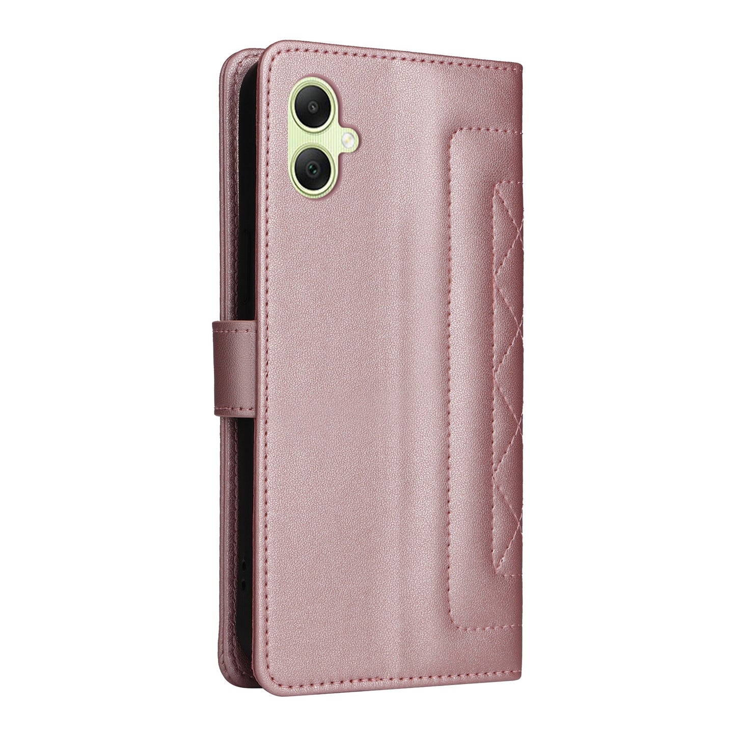 Samsung Galaxy A05 Diamond Lattice Leather Flip Phone Case - Durable and Convenient Holder with Precision Cutouts