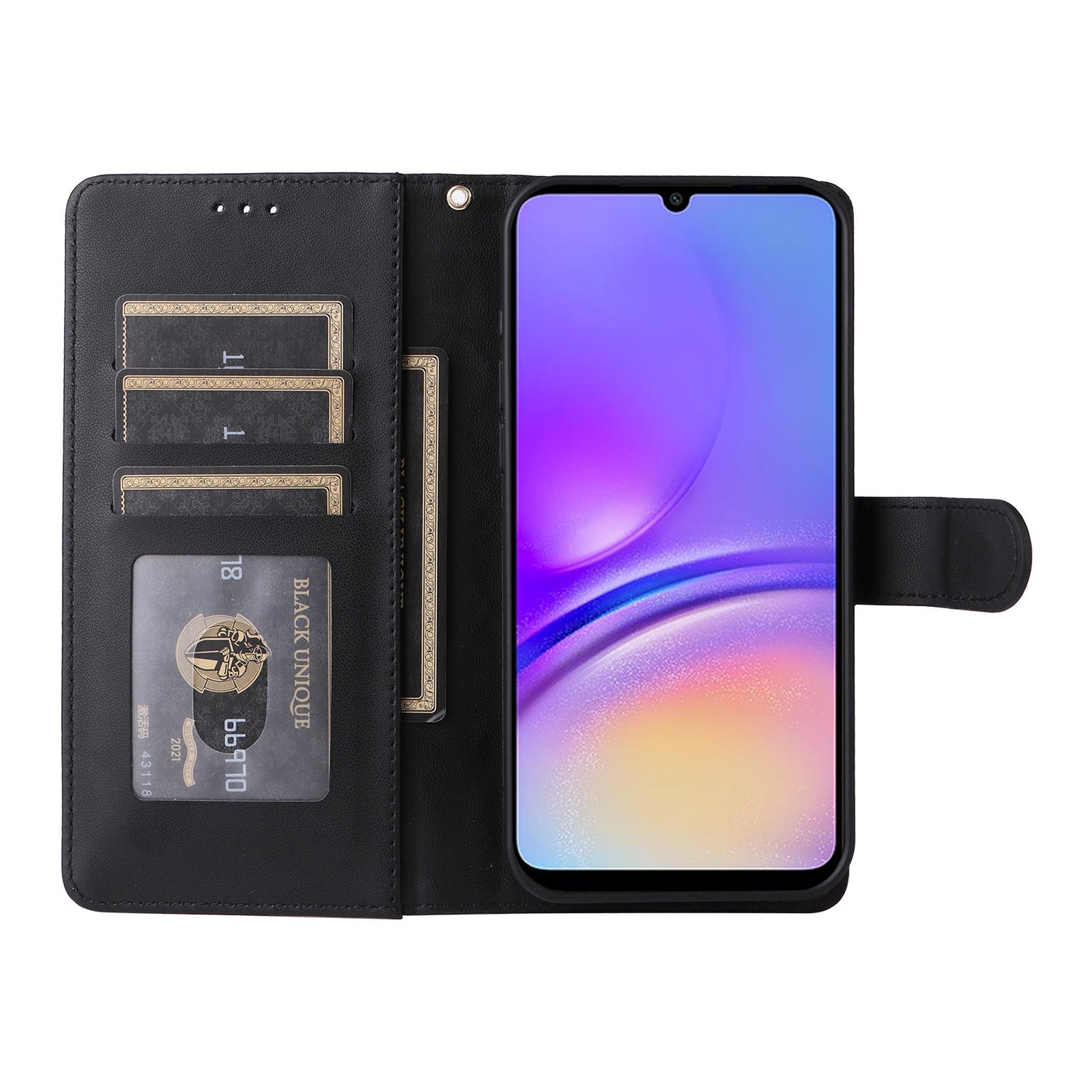 Samsung Galaxy A05 Diamond Lattice Leather Flip Phone Case - Durable and Convenient Holder with Precision Cutouts