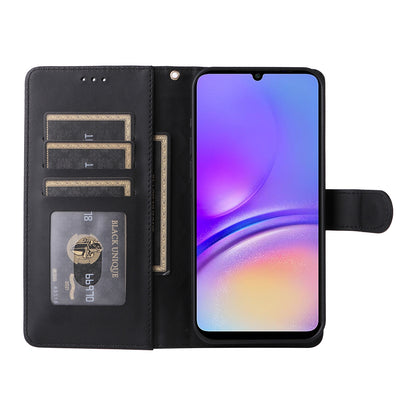 Samsung Galaxy A05 Diamond Lattice Leather Flip Phone Case - Durable and Convenient Holder with Precision Cutouts